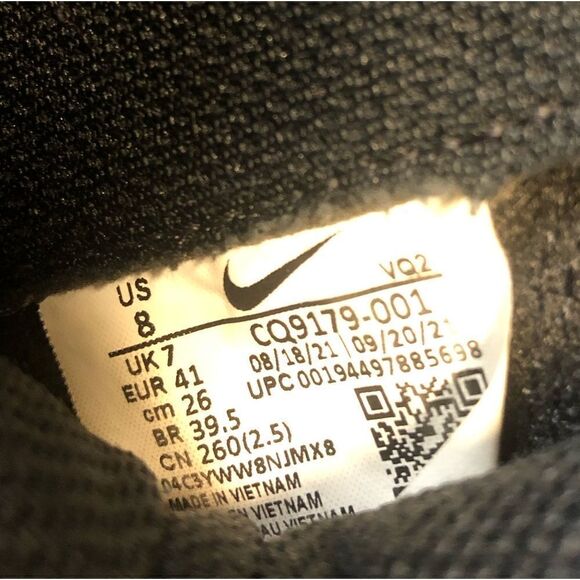 Nike court royale women’s shoes size 8 Black/White (CQ9179-001) - Picture 6 of 8